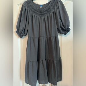 Women’s Tiered Grey Dress | OLD NAVY | Size SMALL